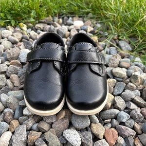 Jumping Beans Black Kids Dress Shoes